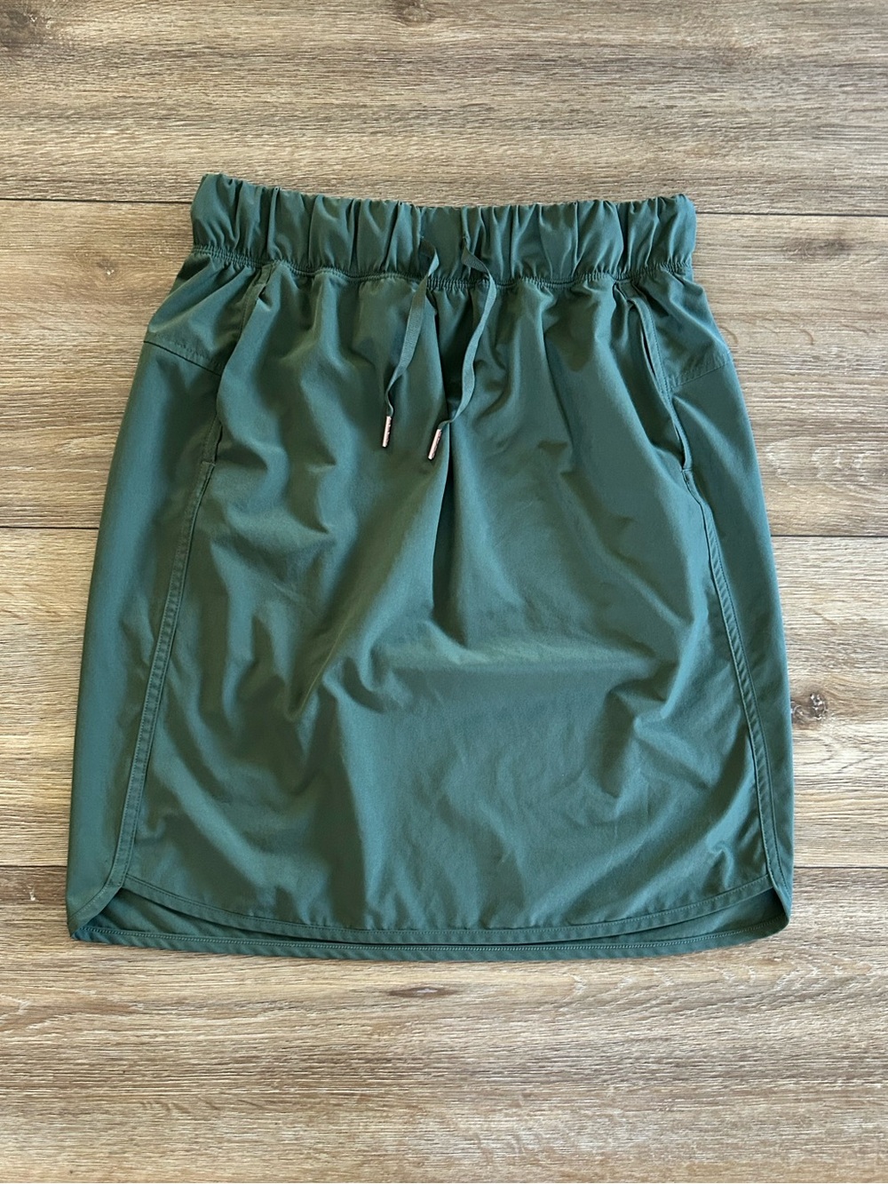 Calia By Carrie Underwood Drawstring Elastic Waist Athletic Skirt Green Sporty